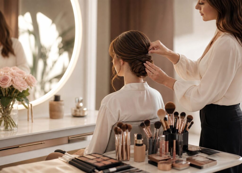 Persönliche Beratung für Haarstyling und Make-up